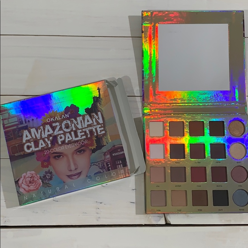 Okalan Amazonian Clay Palette - 20 Color Eyeshadow